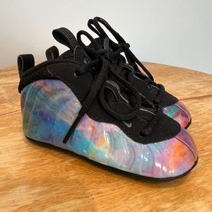 Nike Little Posite One XX Big Bang Galaxy Foams Toddler Baby Size 4C DA4161-800